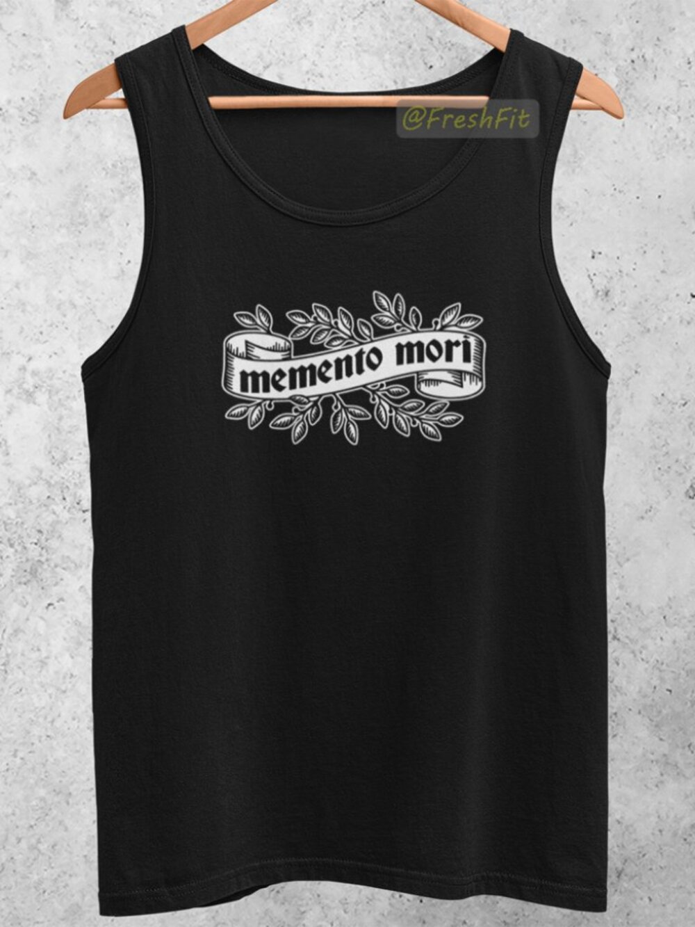 🆕Memento Mori Black Tank Top
